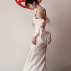 White Satin Dress VI