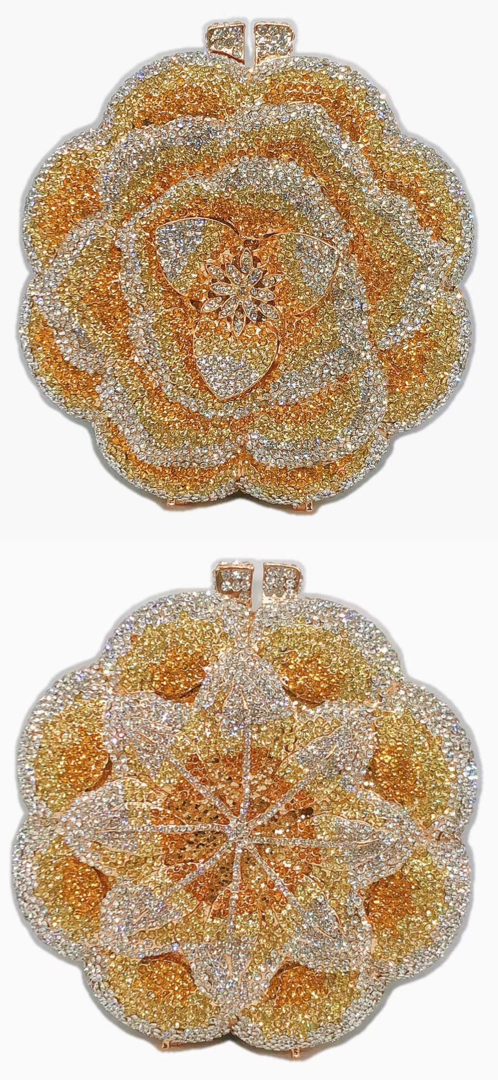 Rose Metal Dinner Bag
