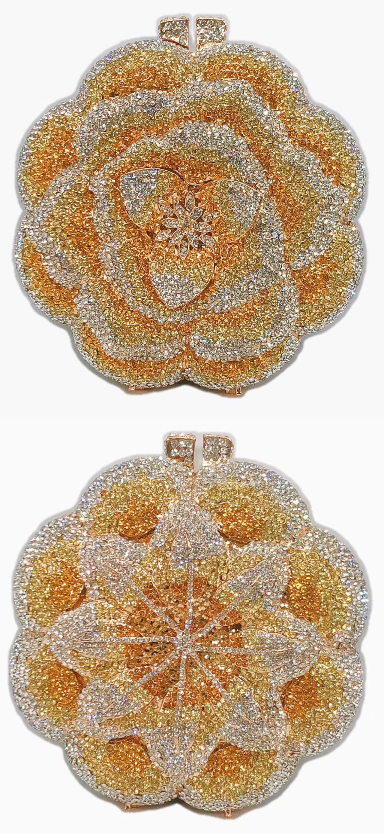 Rose Metal Dinner Bag