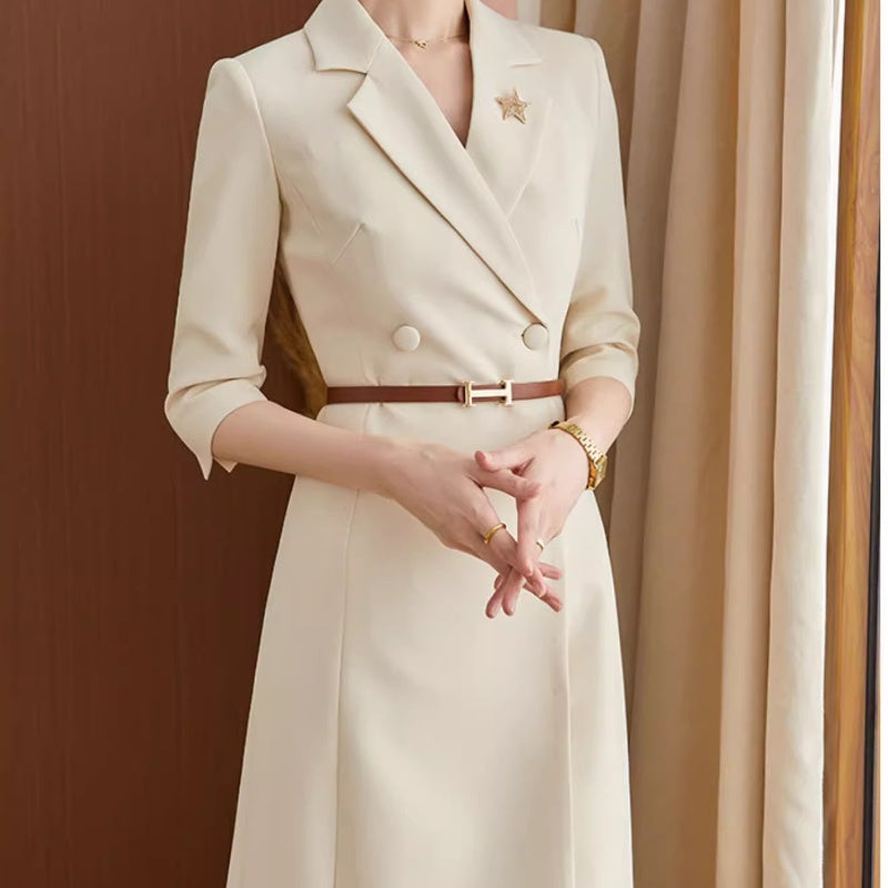 White Business Dress