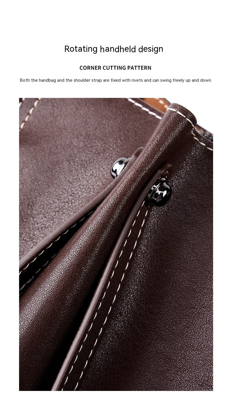 Leather Shoulder Bag 193