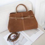 Suede Crossbody Bag