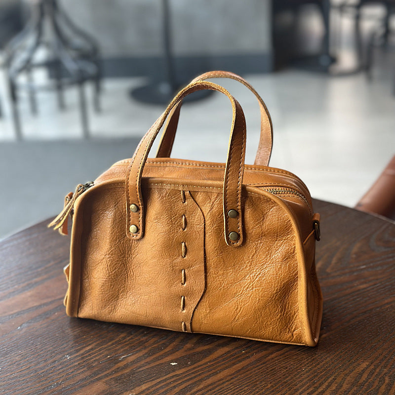 Leather Crossbody Bag 7708