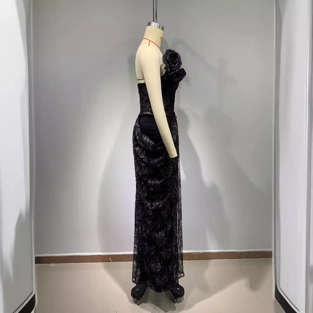 Black Lace Dress VII