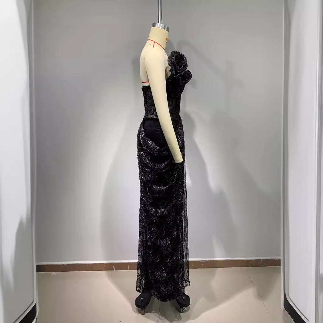 Black Lace Dress VII