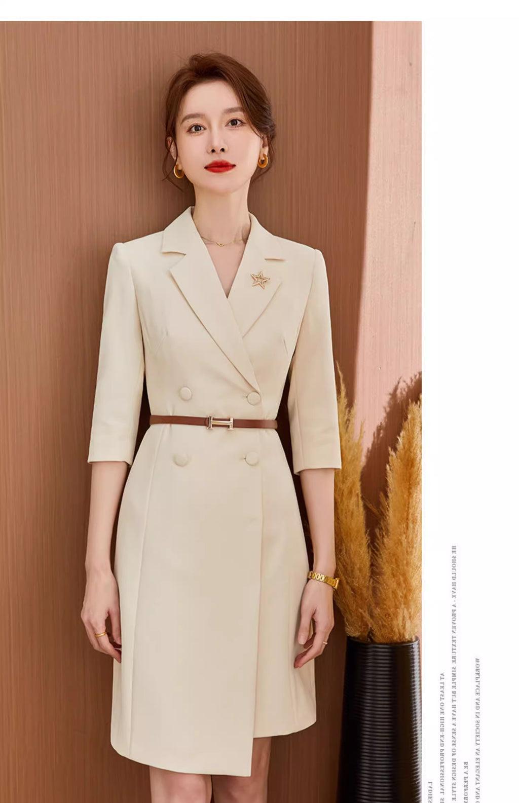 White Business Dress