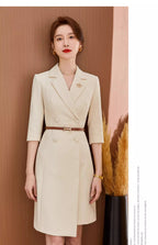 White Business Dress