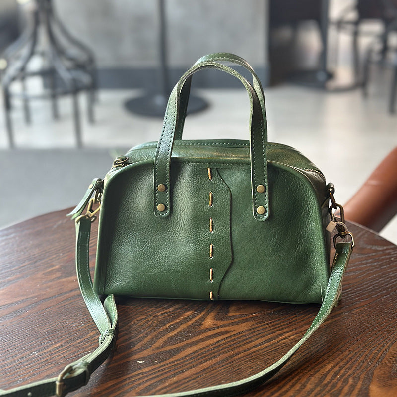Leather Crossbody Bag 7708