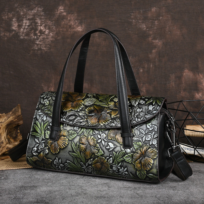 Leather Shoulder Bag 6930