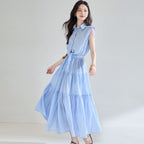 White Striped Dress II