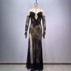 Black Lace Dress V