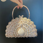 Large Peacock Diamond Bag