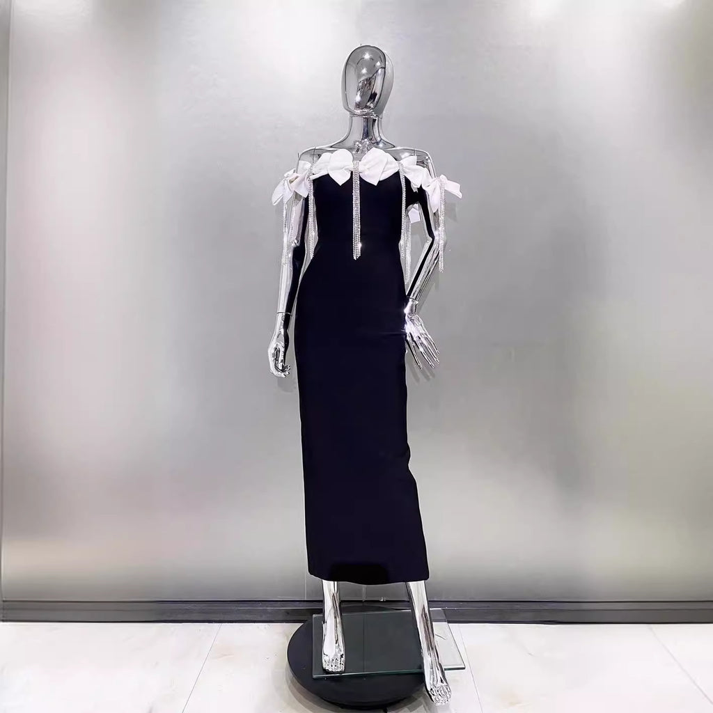 White Tube Top Dress V
