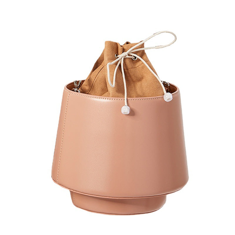 Leather Bucket Bag IV