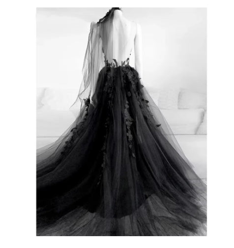 Black Lace Dress III