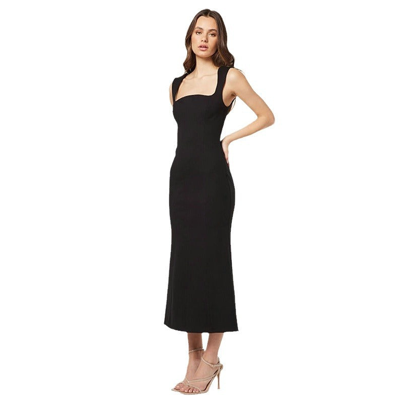 Black Square Dress