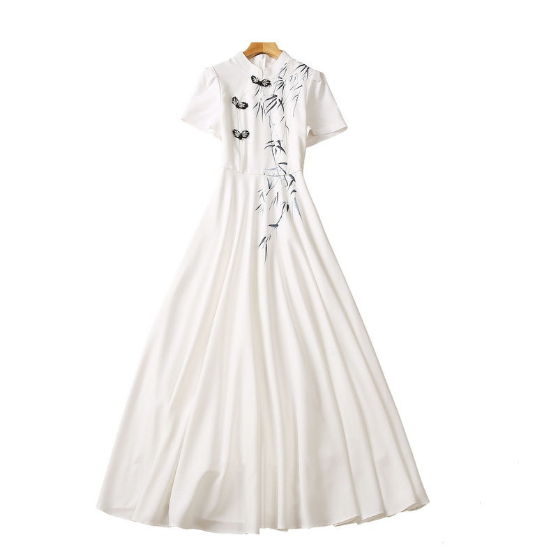 White Bamboo Dress