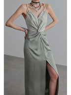 Black Pleating Dress