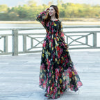 Black Chiffon Dress