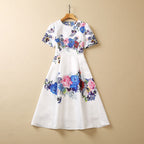White Floral Dress