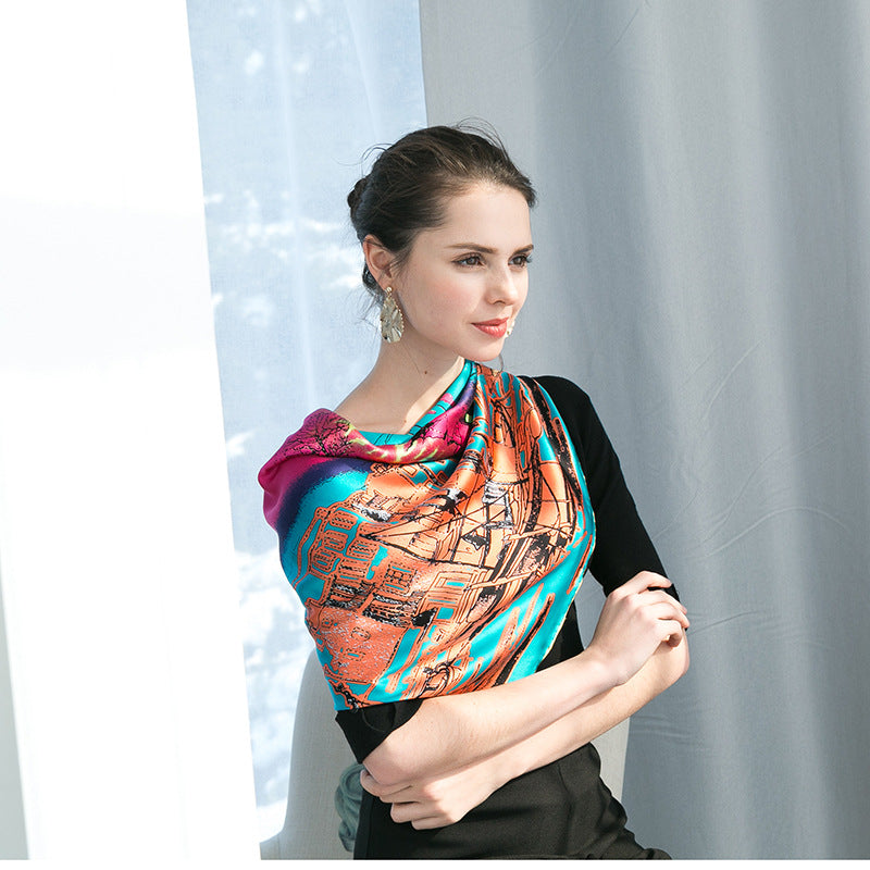 Blue Scarf II