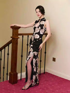 Champagne Mesh Dress