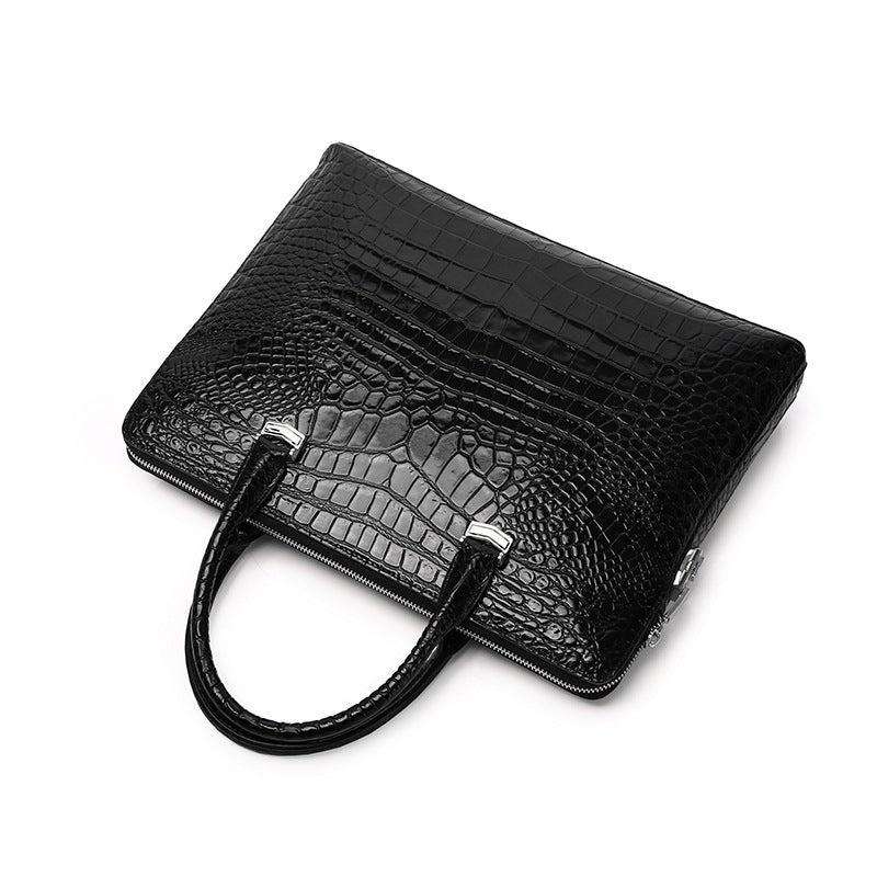 Men's Crocodile Belly Bag