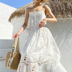White Embroidered Dress II