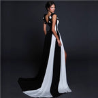 White V-Neck Dress