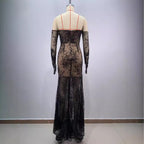Black Lace Dress V