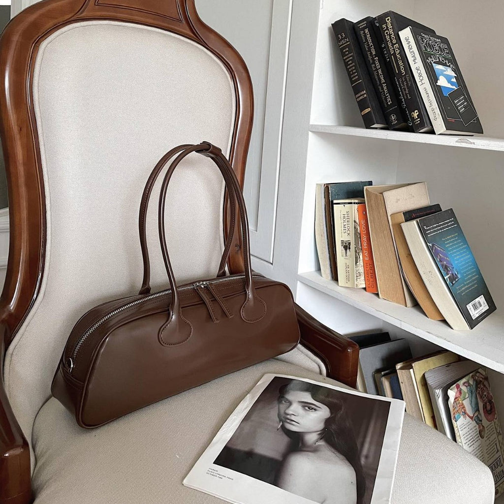 Leather Shoulder Bag 8584