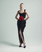 Black Paillette Dress