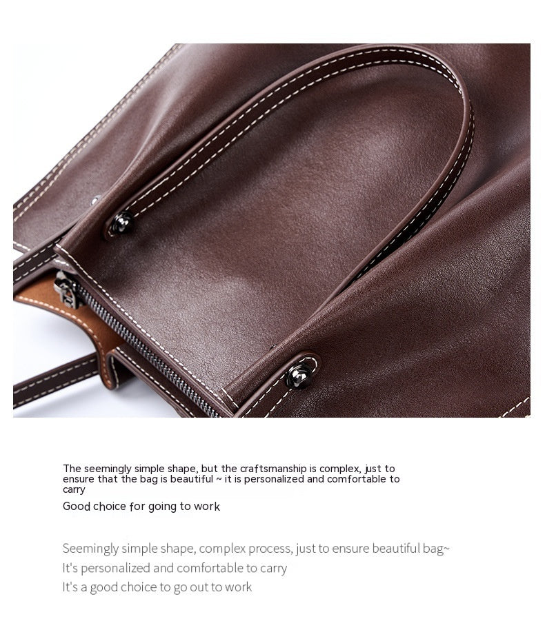 Leather Shoulder Bag 193