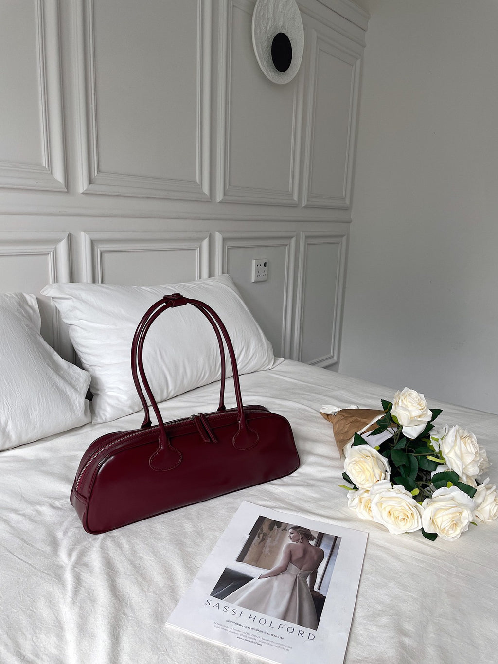 Leather Shoulder Bag 8584