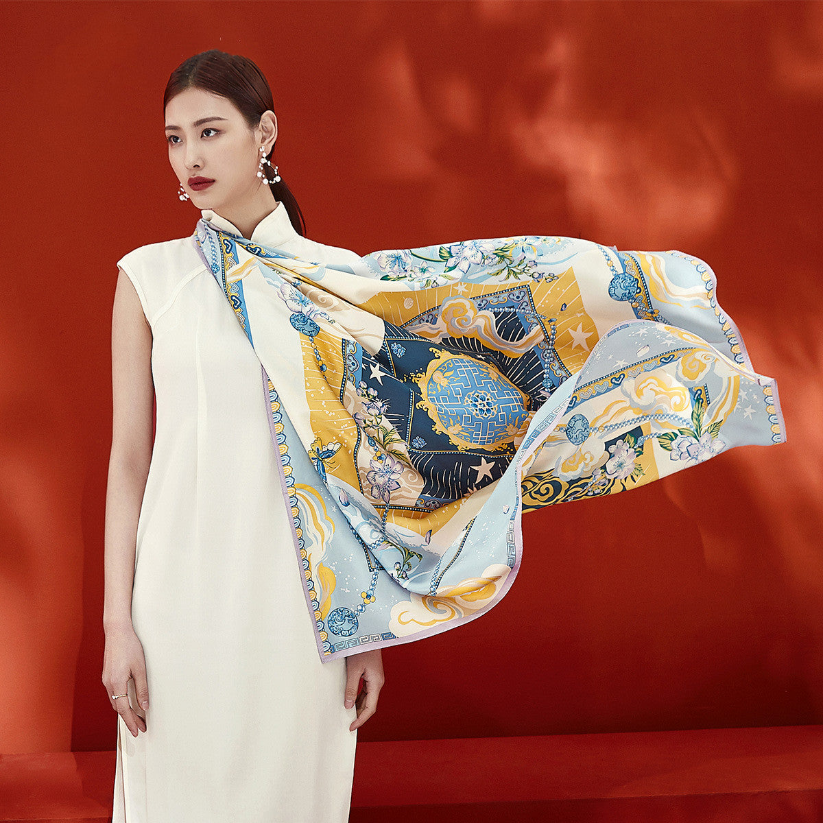 Silk Scarf 9246