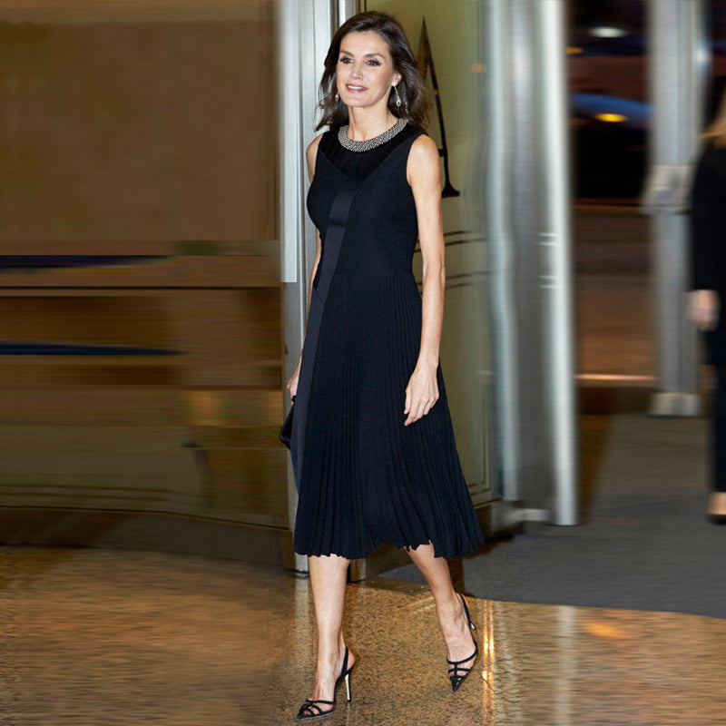 Black Pleated Dress II