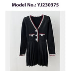 Black V-Neck Dress
