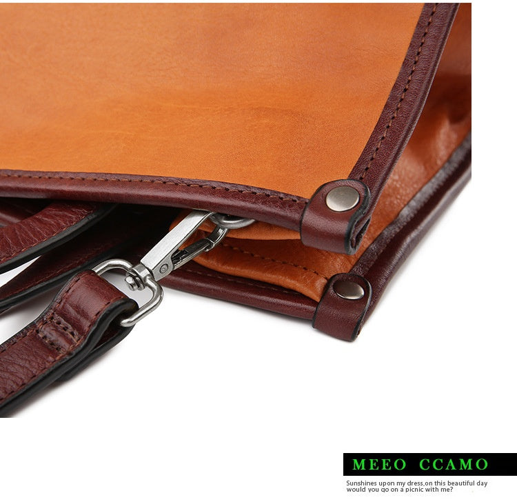 Leather Shoulder Bag 8073