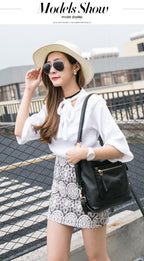 Cowhide Shoulder Bag 3096