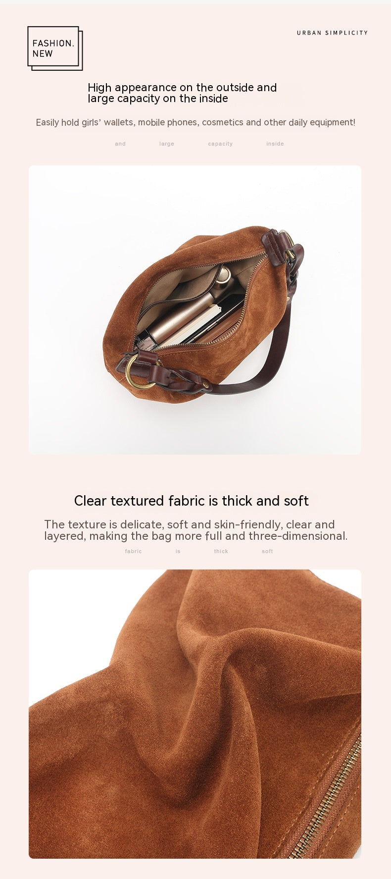Cowhide Crossbody Bag VII