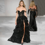 Black Satin Dress III