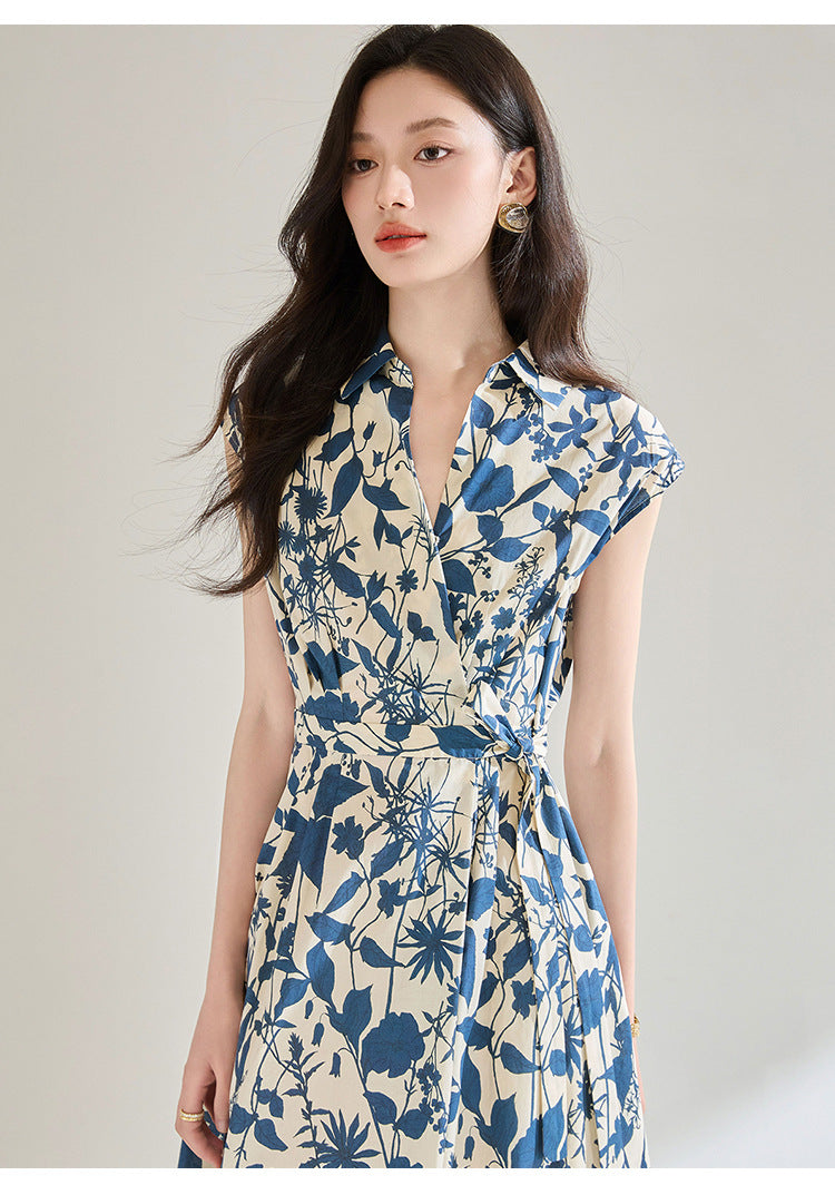 White Blue Dress II