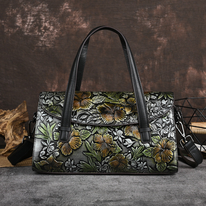 Leather Shoulder Bag 6930