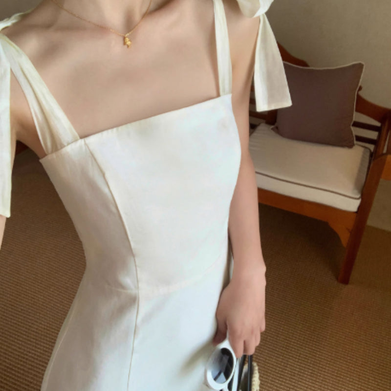 White Strapless Dress