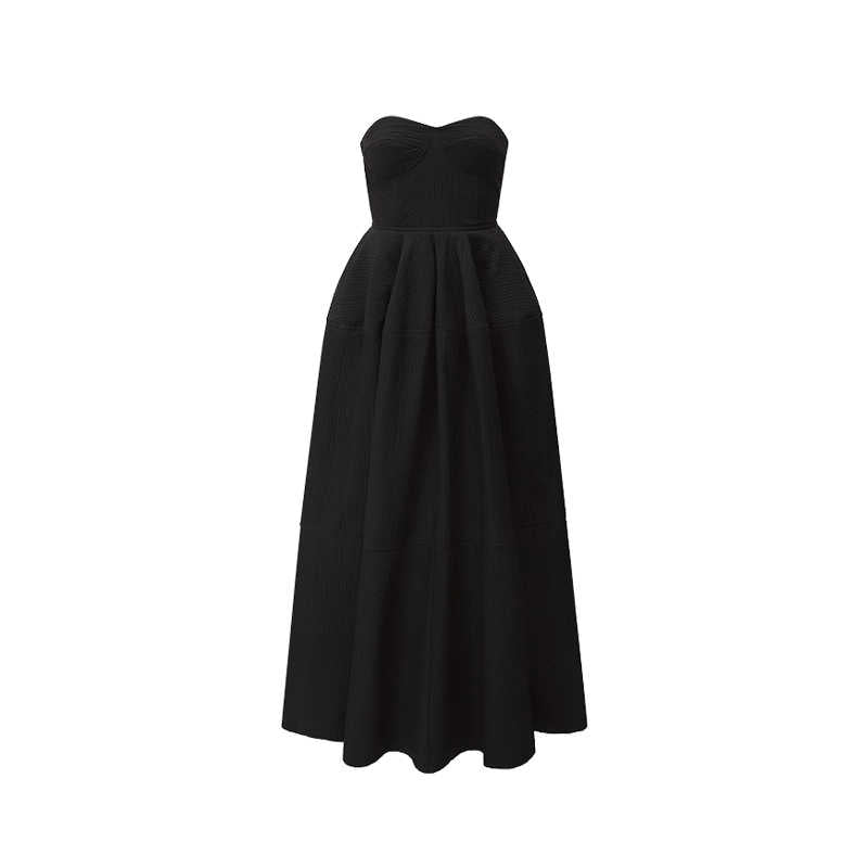 Black Tube Top Dress
