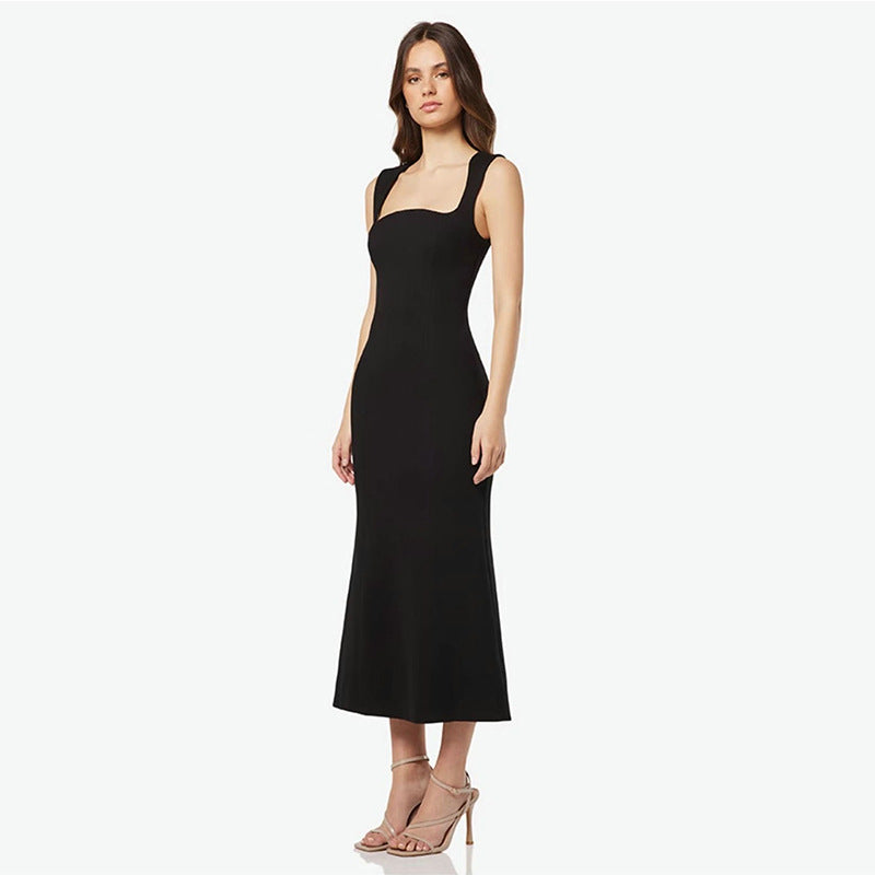 Black Square Dress