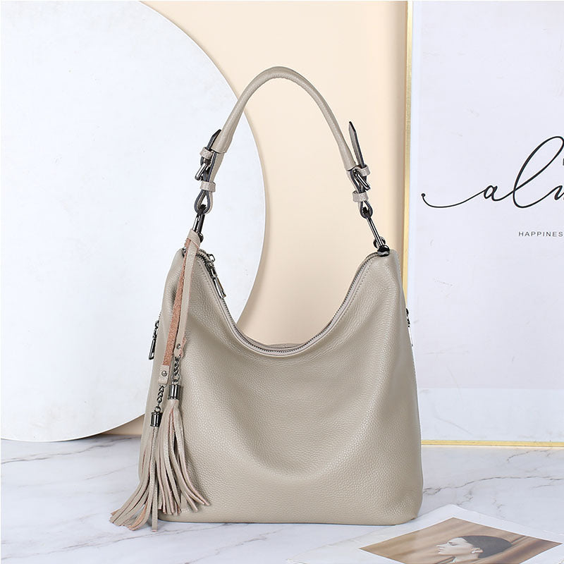 Cowhide Shoulder Bag VIII