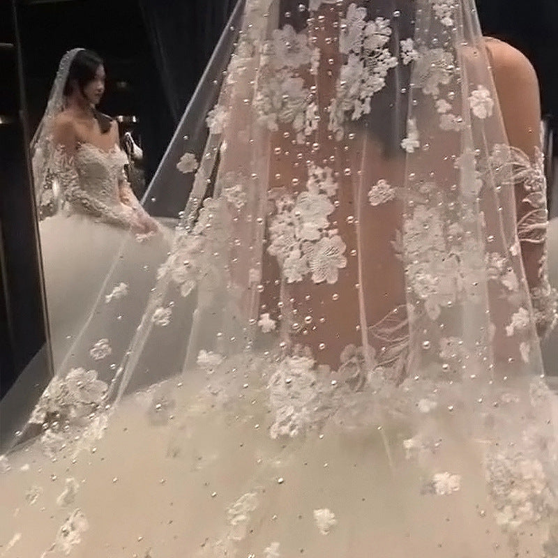 Pearl Lace Rhinestone