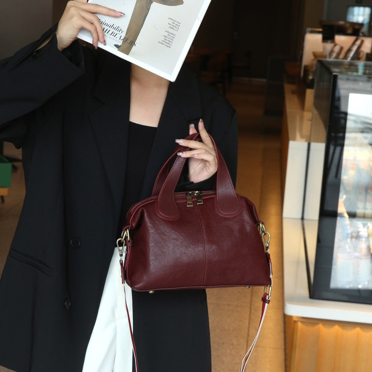 Leather Tote Bag IV