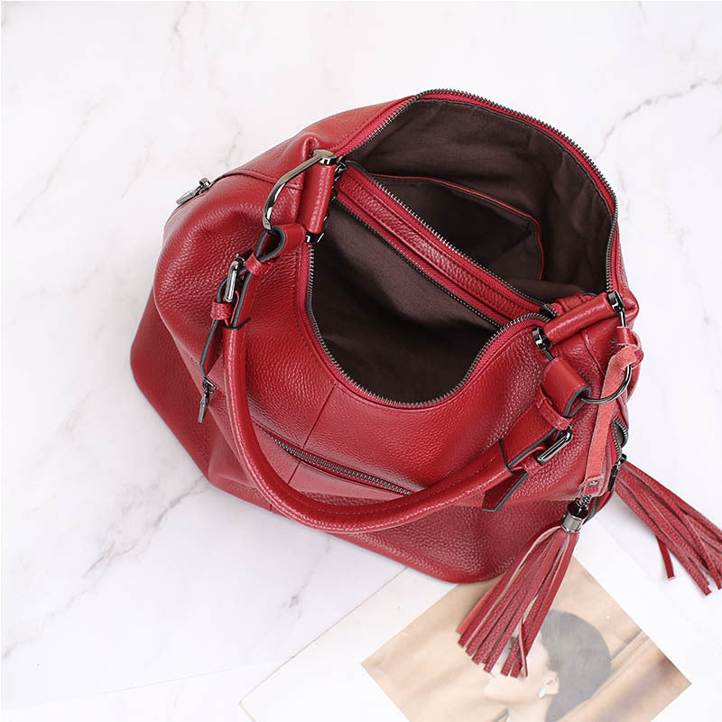 Cowhide Shoulder Bag VIII